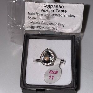 Perfect Taste Smokey Spinel Silver Ring